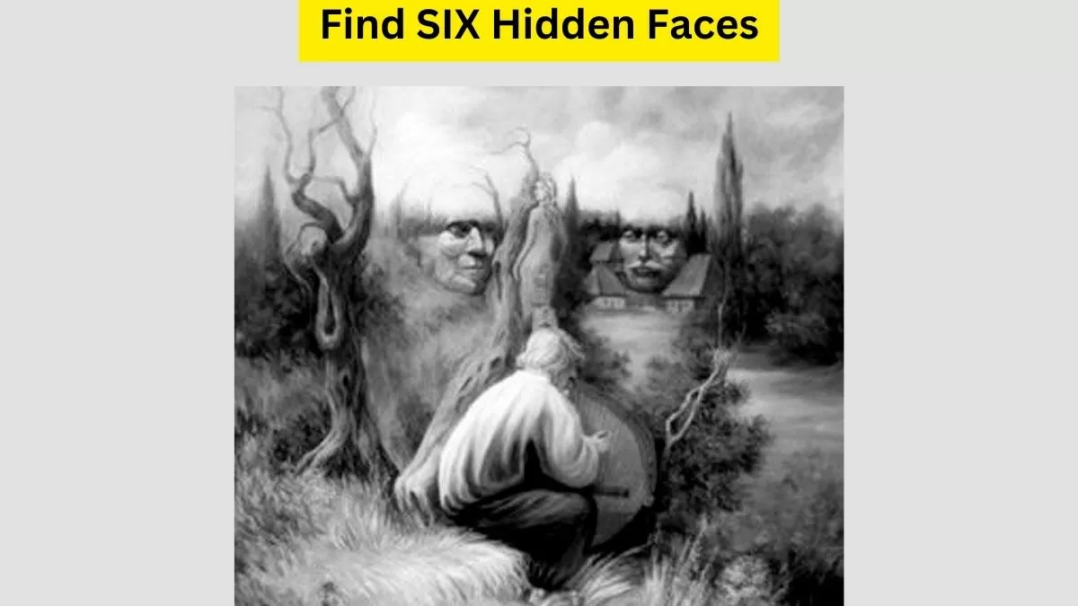 Desafio de ilusão de ótica: encontre os seis rostos ocultos em 7 segundos