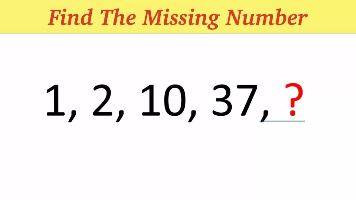 Desafio de QI: encontre o número que falta em 20 segundos
