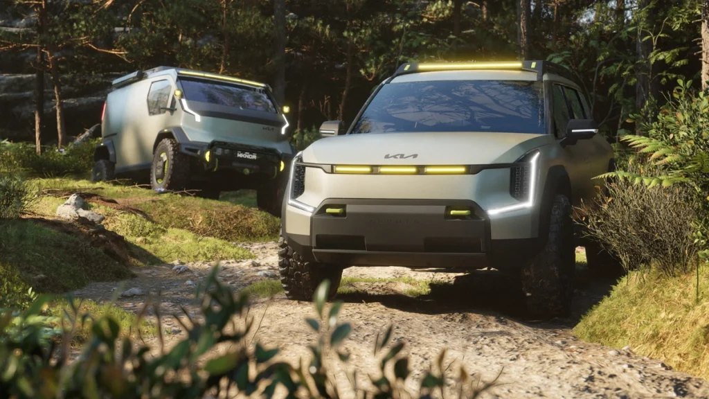 Kia apresenta SUVs elétricos incríveis para aventuras off-road na SEMA 2024